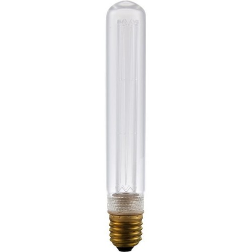 Ampoule LED vintage E27 2,5W dimmable - 18,5cm, 2000K, verre clair, Tube