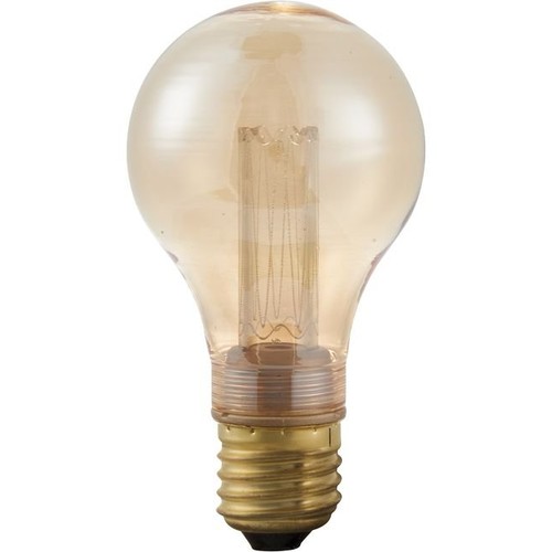 Ampoule LED vintage E27 2,5W dimmable - A60, 1800K, verre doré, 65lm