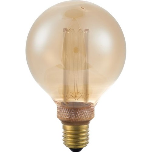E27 3,5W dimbare LED vintage lamp - G95 Globe, 1800K, goud glas, 100lm