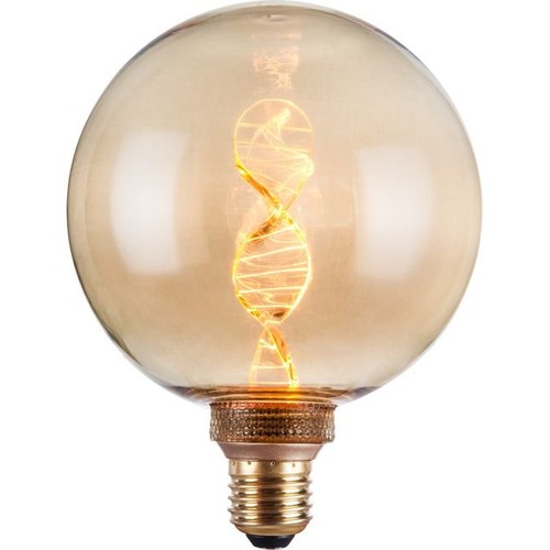 E27 3,5W dimbar LED Vintage DNA Globe G125 - 110lm, 1800K, gullfarget glass