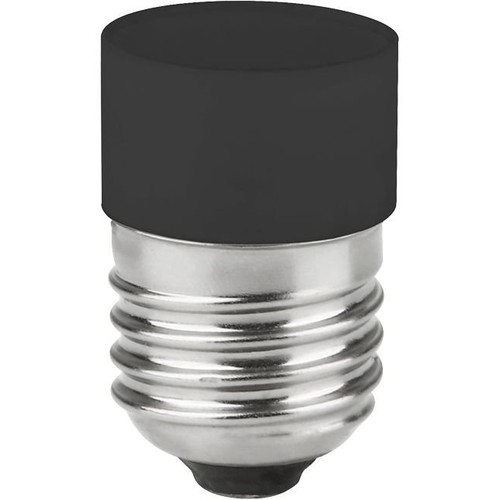Ampoule LED tubulaire E27 3,4W dimmable - 4,5cm, 2700K, noir, No Side Glow