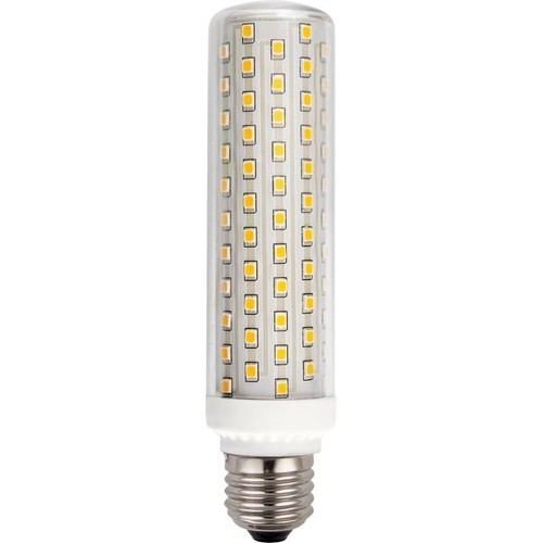 E27 15W dimbare LED buislamp - 14,9cm, 2100lm, helder glas