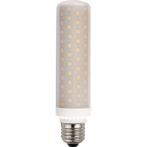 Ampoule LED tube E27 15W 14,9cm - 1600lm, dimmable, verre opale, AC/DC