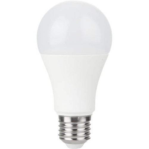 E27 10W LED-lamp, 12-60V - A60, 810lm, opaal glas, AC/DC