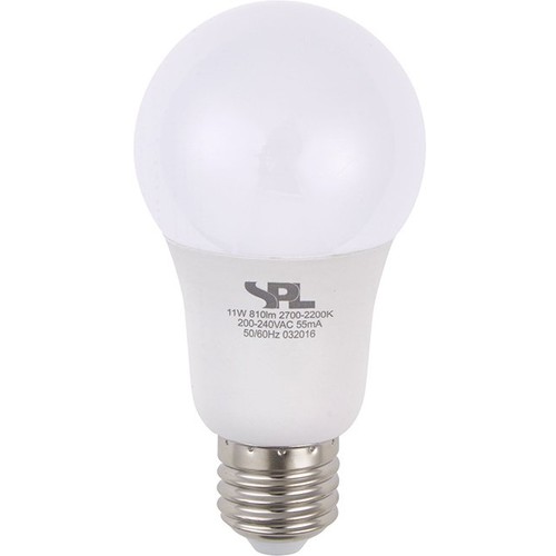 Ampoule LED E27 11W dimmable - DimToWarm, 2000-2700K, A60, verre opale, 810lm
