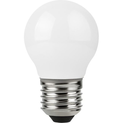 Ampoule LED E27 5W DimToWarm - 420lm, G45, filament, verre opale, dimmable