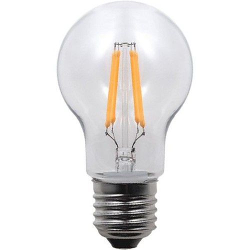 E27 3,5W LED filament lamp - A55, 320lm, onbreekbaar polycarbonaat, helder, warm wit