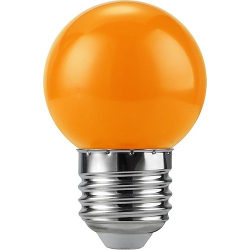 Ampoule LED E27 1W G45 - Orange, pour guirlande guinguette