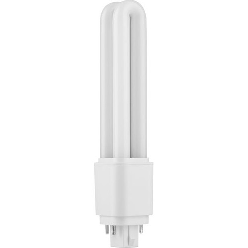 16,8cm / 9W G24q LED lamp - 1280lm, 4-pins, opaal glas, 3000K