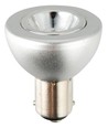 Spot LED BA15d 5W, 12V - R37, 285lm, 35°, dimmable, argent, 2700K