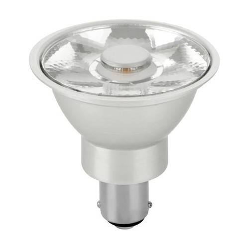 8W LED Ba15d AR56 lamp, 12V - 480lm, 10°, dimbaar, 2700K, grijze afwerking