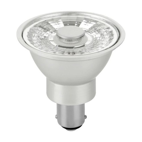8W LED Ba15d AR56 pære, 12V - 480lm, 30°, 2700K, dæmpbar, grå, AC/DC