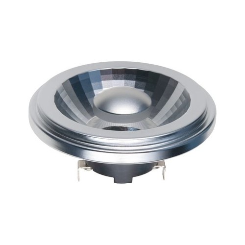 G53 AR111 15W dimbar LED-pære, 12V - 1080lm, 24°, 2700K, grå finish