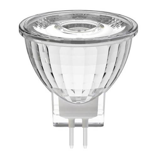 Ampoule LED GU4 4,2W, 12V - MR11, 400lm, 36°, verre, blanc chaud