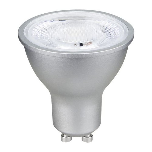 GU10 6W dimbare LED lamp - 620lm, 2700K, 40°, zilveren afwerking