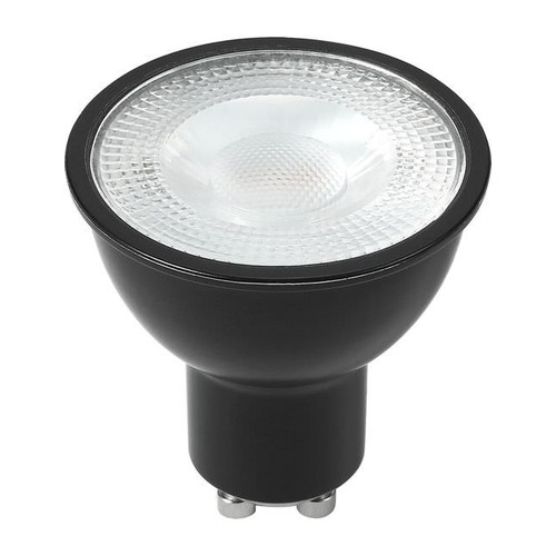 GU10 5W dimbare LED-spot - 470lm, 2700K, 35°, zwart, MR16 formaat