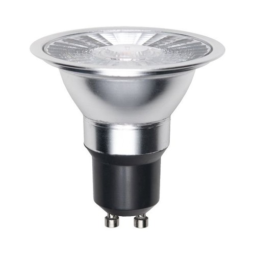 GU10 ES63 8W dimbare LED lamp - 510lm, 2700K, 38 graden, helder glas