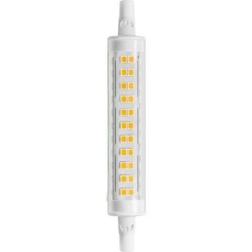 Ampoule LED R7S 118mm / 11W - 1600lm, verre clair, 3000K