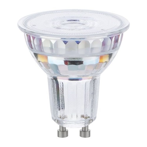 Ampoule LED GU10 4,9W dimmable - 520lm, 36°, 2700K, verre