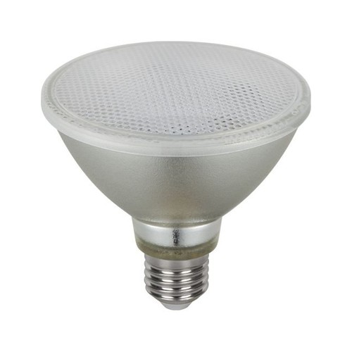 Ampoule LED PAR30 E27 10W dimmable - 700lm, 36°, IP65, verre, blanc chaud