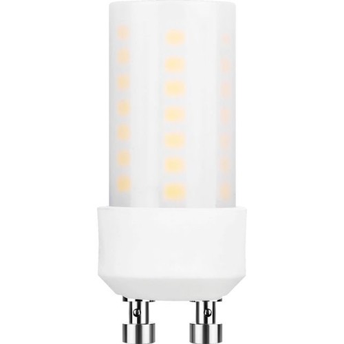 Ampoule LED tubulaire GU10 4W, 5,2cm - Dimmable, verre dépoli, 2700K
