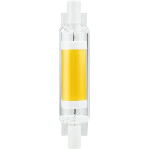 Ampoule LED R7S 78mm 4W dimmable - 450lm, COB, 2700K, verre clair