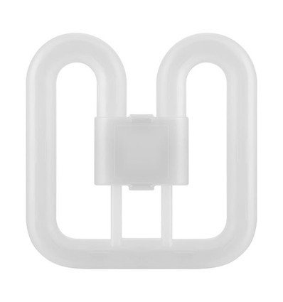 8W GR10q LED-pære - 2D Sommerfuglrør, 4-pin, 960lm, glass, 3500K