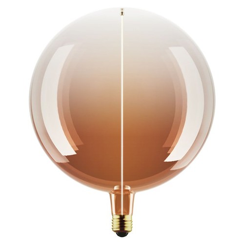 Ampoule LED E27 4,8W dimmable - G200, Filament Flex Magnetic, 1800K, Tea brown, 200lm