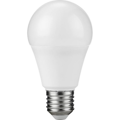 E27 7W LED-pære - A60, 600lm, opalt glass, 3000K