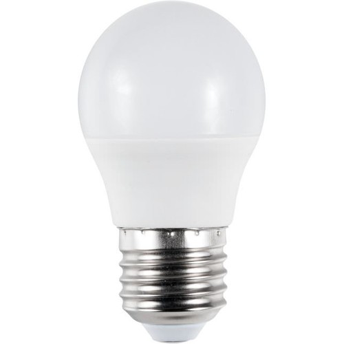 E27 3W LED-klotlampa - G45, 320lm, opalt glas