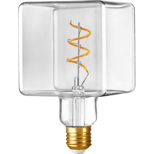 E27 4W LED Filament Ice Cube C95 dimbar - 270lm, 2500K, klart glass