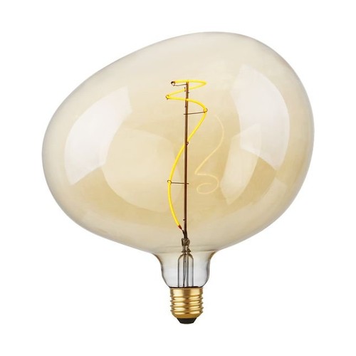 E27 4W Filament Flex Snoopy G220 - 240lm, 2200K, gullfarget glass, dimbar