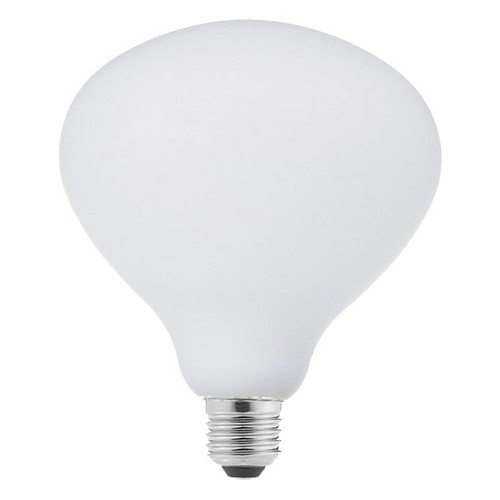 E27 6W XXL Filament LED-lampa - R125, 550lm, dimbar, matt vit, 2500K