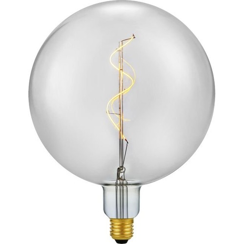 Globe G200 E27 5,5W Slim Flex Filament - 470lm, 2200K, verre fumé, dimmable