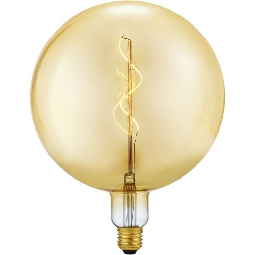 Globe G200 E27 5W Slim Flex Filament - 470lm, 2200K, dimmable, verre doré