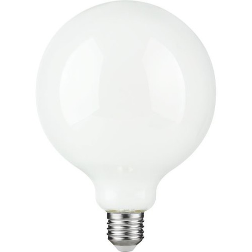 E27 4,7W dimbare LED globe lamp - G125, opaal glas, 2500K, filament