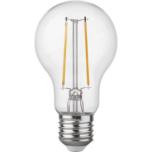 E27 2,5W dimbare LED lamp - A60, filament, 250lm, 2500K, helder glas