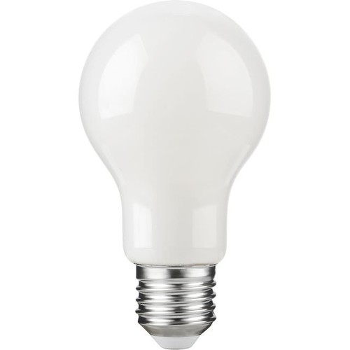 E27 4,7W dimbare LED lamp - A60, opaal glas, filament, 2700K