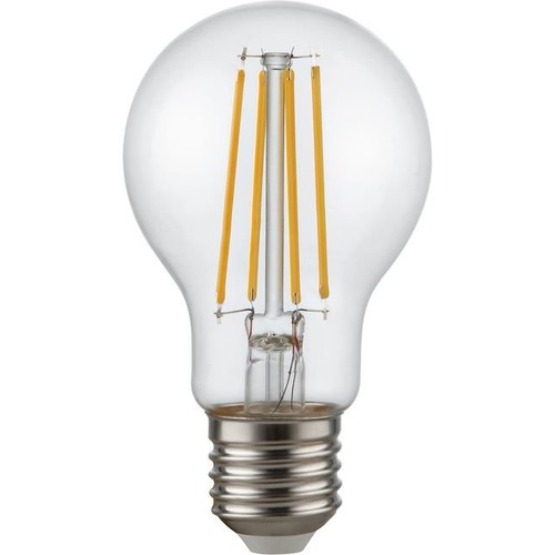 Ampoule LED E27 4,7W dimmable - A60, filament, verre clair, 2700K