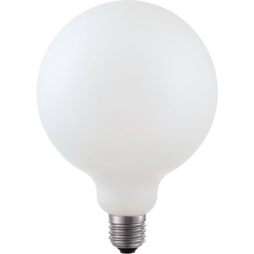 E27 5,5W dimbare LED globe lamp - G125, filament, mat wit, 2500K, 520lm