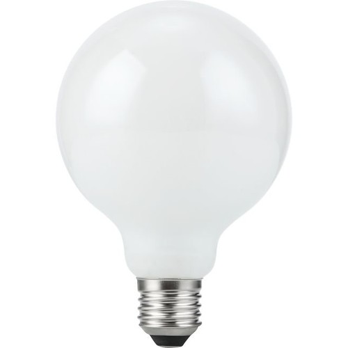 E27 5,5W dimbare LED globe lamp - G95, opaal glas, 2500K, filament