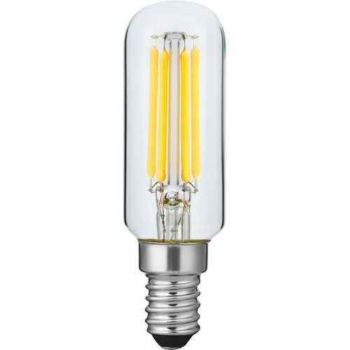 E14 4W dimbare LED buislamp - 8,5cm, filament, 2500K, helder glas