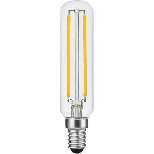 E14 4W dimbar LED rørpære - 11,5cm, 2200K, filament, klart glass