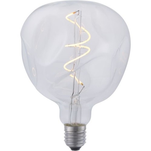 E27 4W XL Flex Mystery LED-lampa - G125, filament, dimbar, 2200K, klart glas