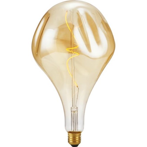 Ampoule LED E27 4W XXL Filament - A165 Mystery, dimmable, 2000K, verre doré