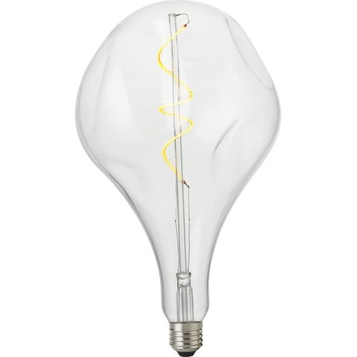 E27 4W XXL Mystery dimbar LED-pære - A165, 250lm, 2500K, klart glass, filament flex