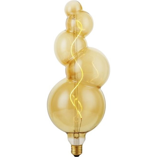 Ampoule filament E27 4W XXL Flex Bubble-5 - 200lm, dimmable, verre doré, 2000K