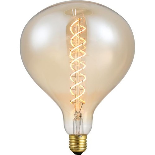 E27 6W XXL Flex R160 filamentlamp - 350lm, dimbaar, goud glas, 2000K