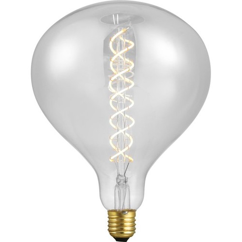 Ampoule LED XXL filament E27 5,5W dimmable - R160, 380lm, 2200K, verre clair
