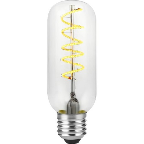 E27 4,5W Filament Flex AX Tube LED-lamp - 13cm, 2200K, dimbaar, helder glas